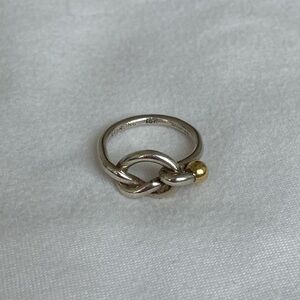 Tiffany 750 Gold/925 Silver Knot Ring